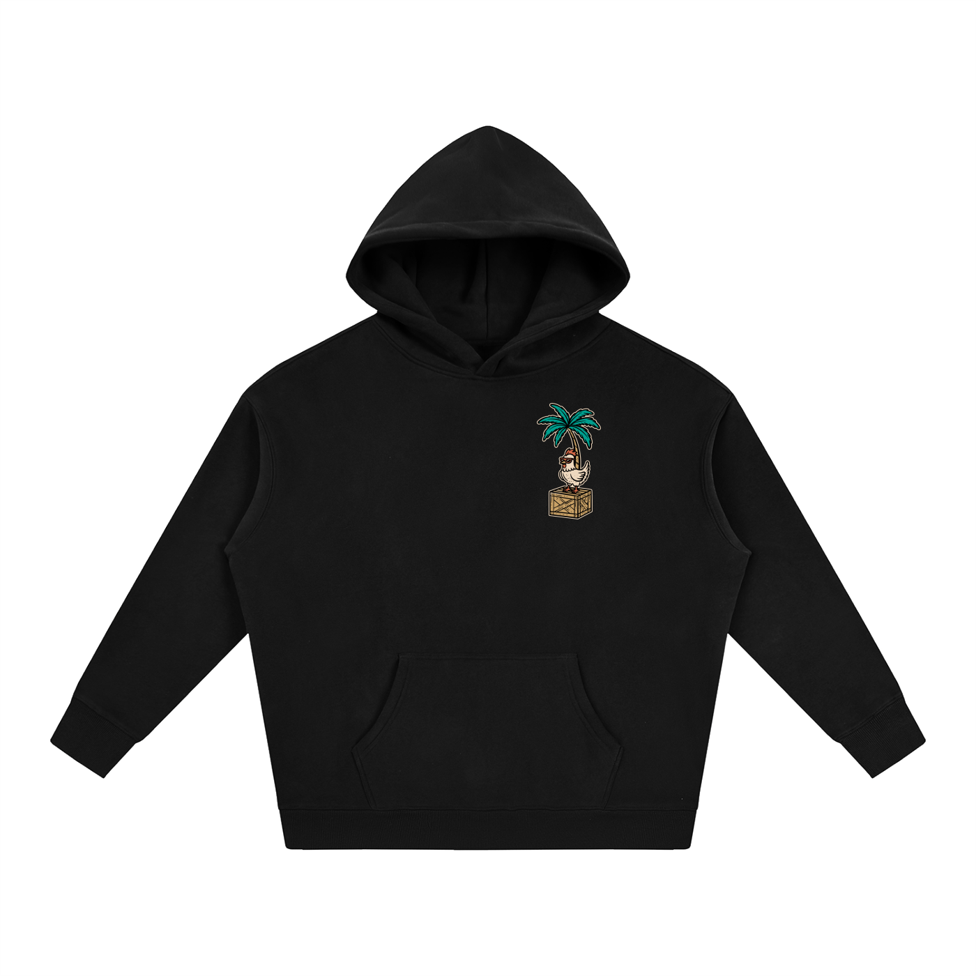 Love to See it Oversize Fleeced Hoodie