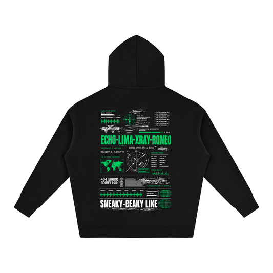 Bish Bash Bosh Oversize Fleeced Hoodie