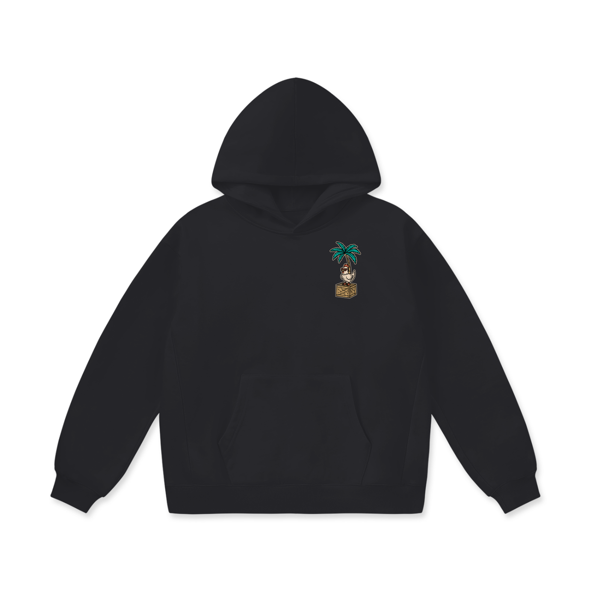 LOVE TO SEE IT Graphic Oversized Fleece Hoodie