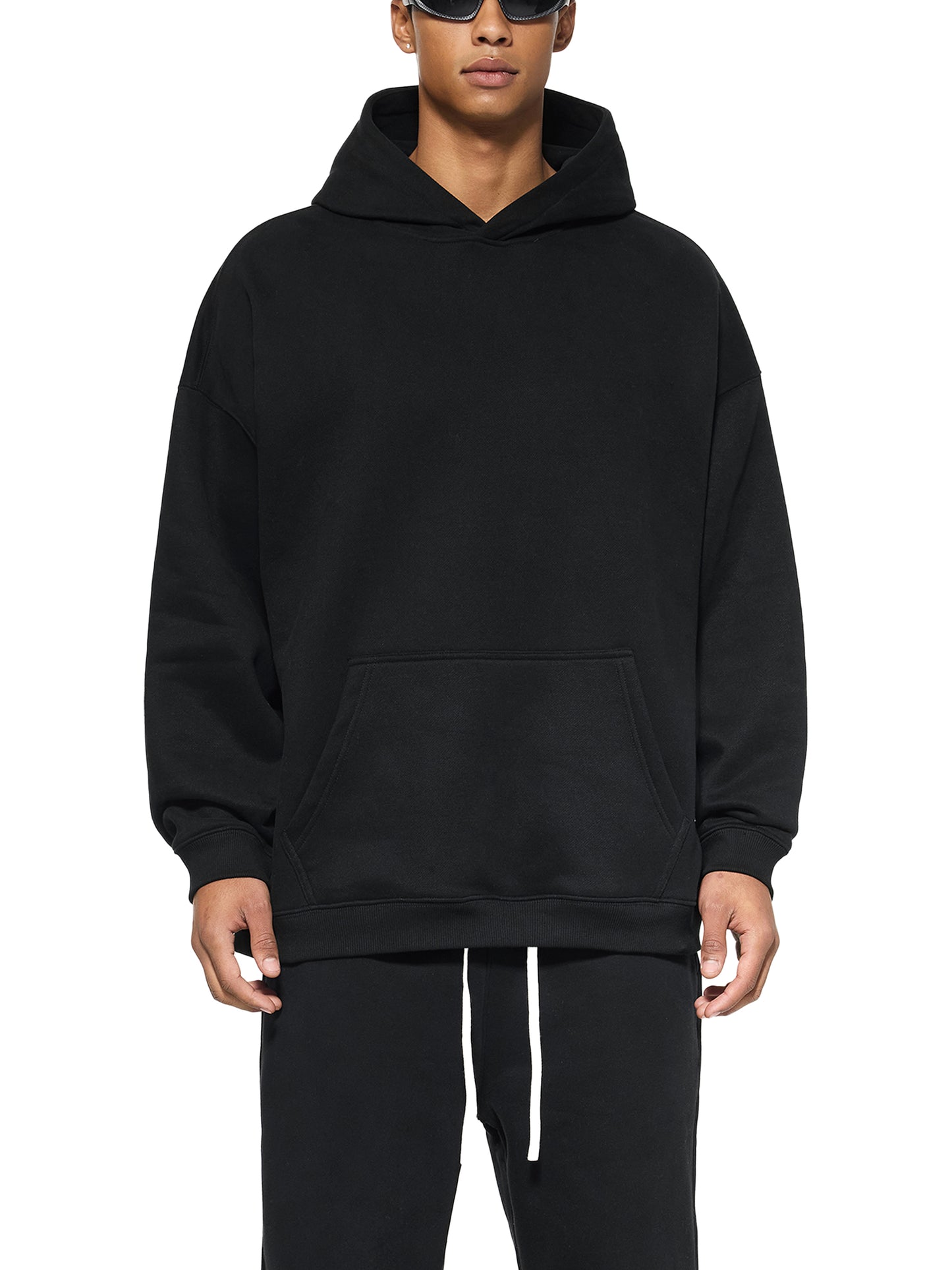 Luck Runs Out Oversize Fleeced Hoodie