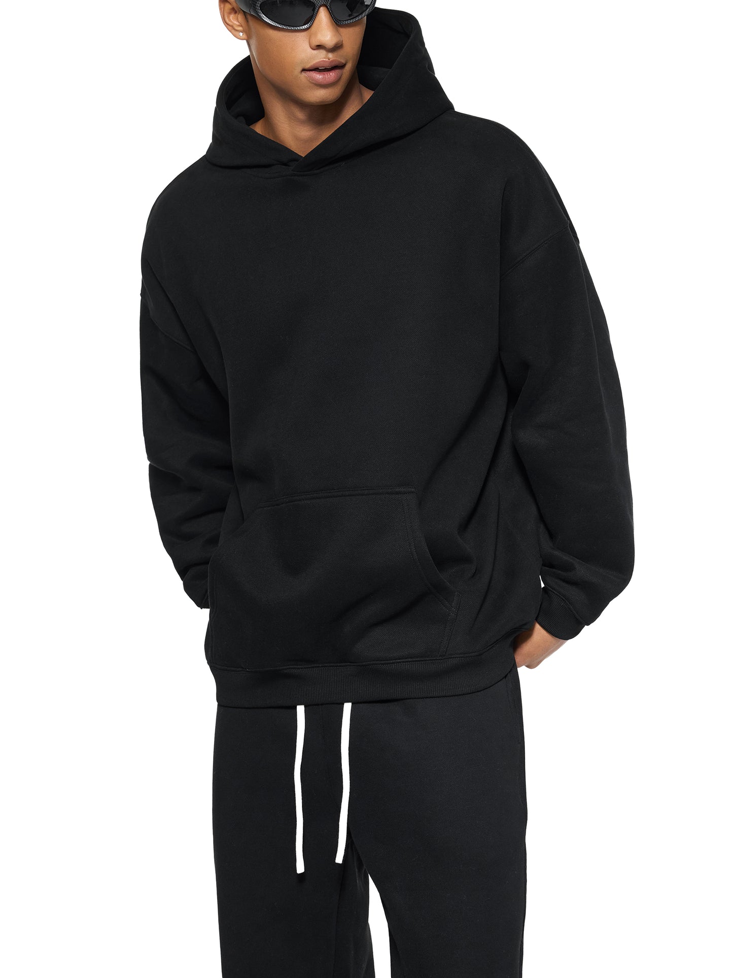 Luck Runs Out Oversize Fleeced Hoodie